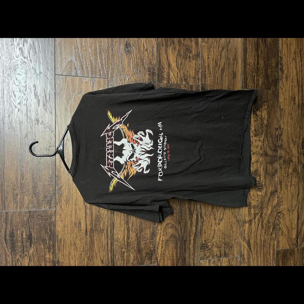 Metallica T-shirt - World Wired Tour 2017 Foxboro Stadium XL - Picture 2 of 5